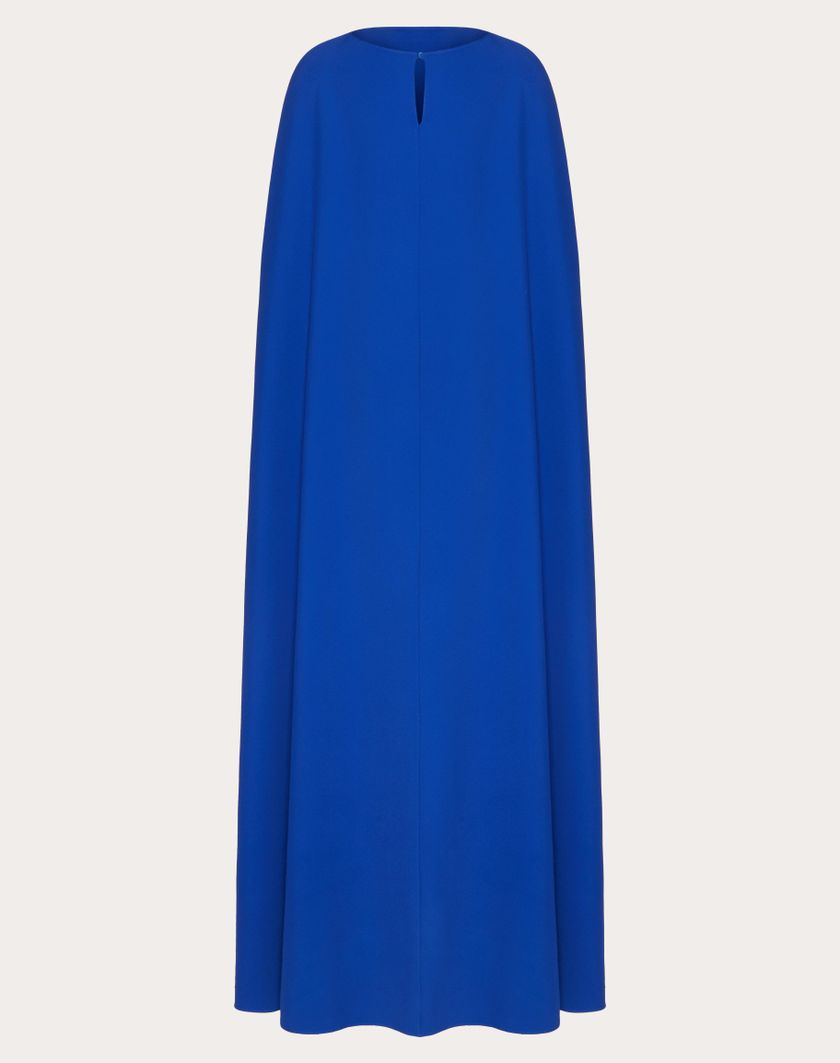 Valentino Handbags Abito Da Sera In Cady Couture Per Donna In Zaffiro | Valentino IT
