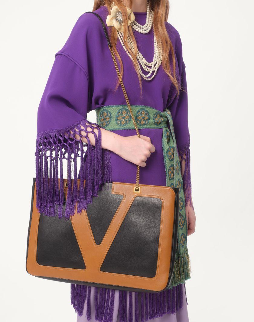 Valentino Handbags Abito In Cady Couture Per Donna In Violet | Valentino IT