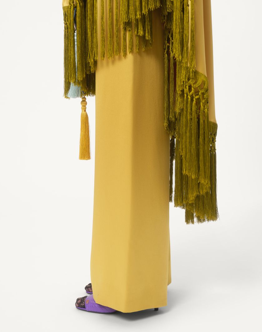 Valentino Handbags Abito In Doppia Duchesse Per Donna In Oro | Valentino IT