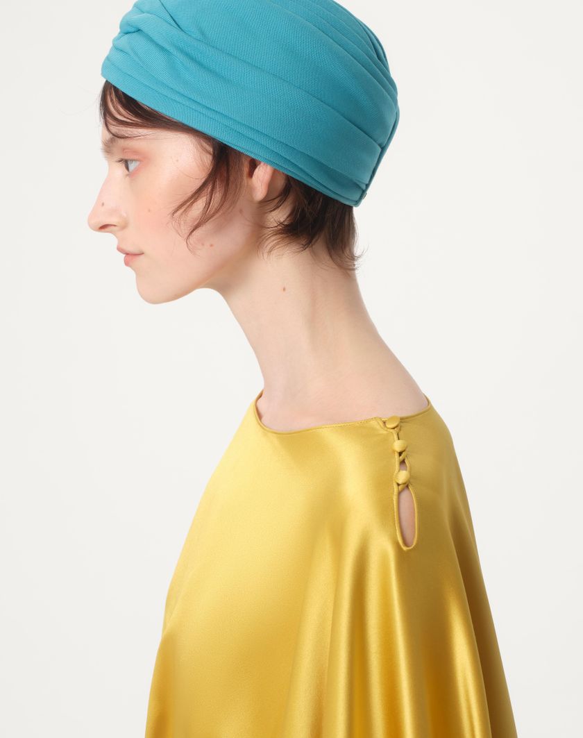 Valentino Handbags Abito In Doppia Duchesse Per Donna In Oro | Valentino IT