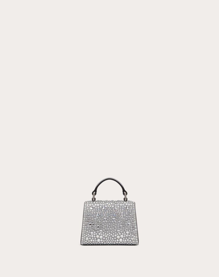 Valentino Handbags Borsa A Mano Micro Vsling Ricamata Per Donna In Grigio/crystal | Valentino IT