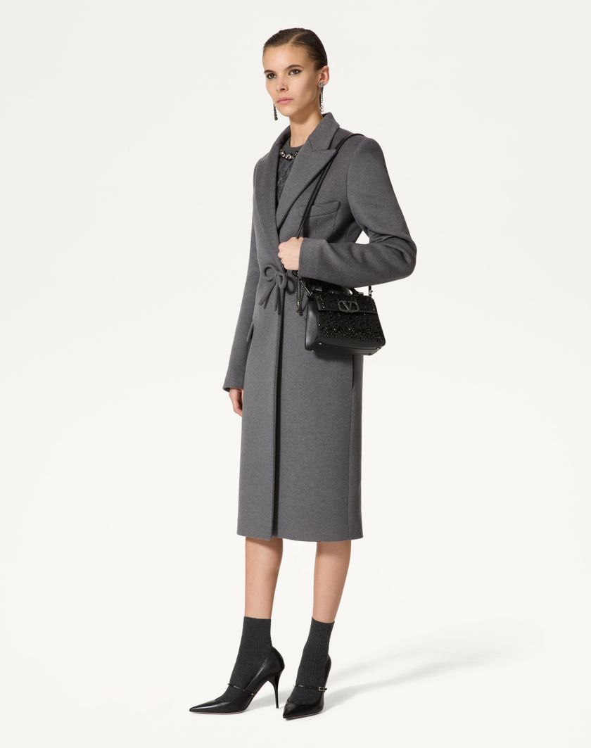 Valentino Handbags Borsa A Mano Mini Valentino Garavani Vsling Ricamata Per Donna In Nero/rutenio | Valentino IT