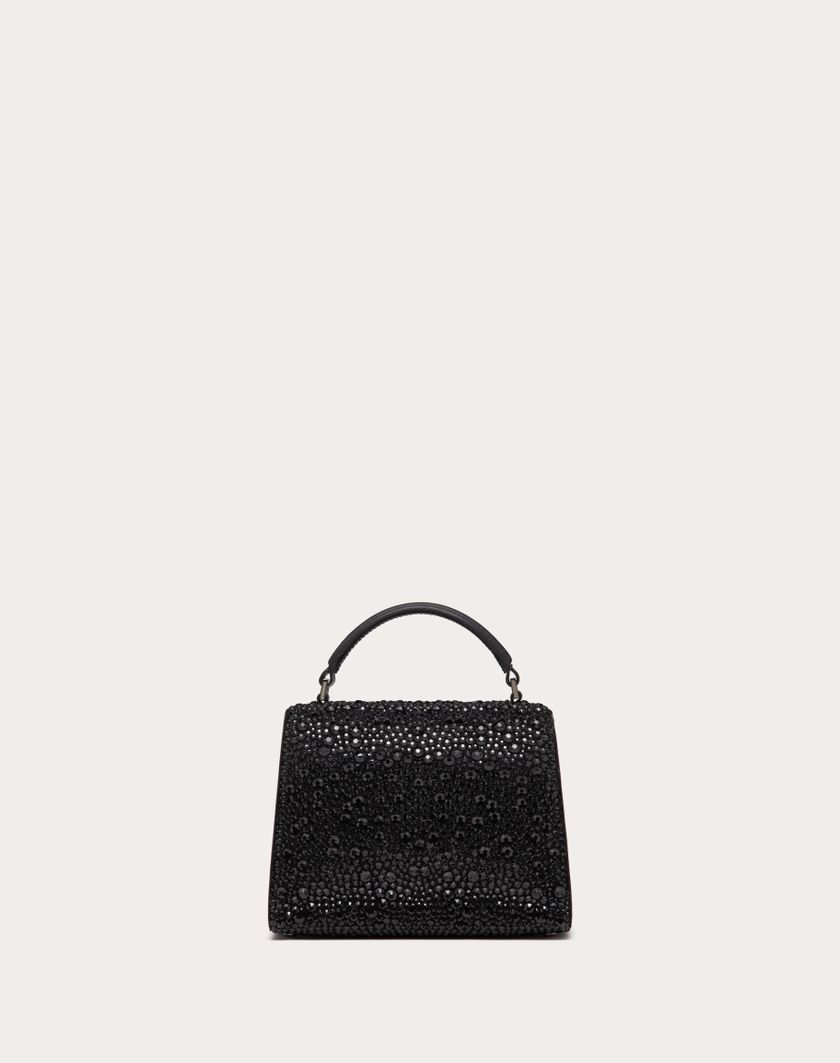 Valentino Handbags Borsa A Mano Mini Vsling Con Ricamo Sparkling Per Donna In Nero | Valentino IT