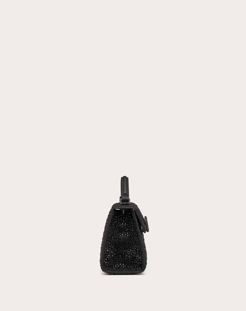 Valentino Handbags Borsa A Mano Mini Vsling Con Ricamo Sparkling Per Donna In Nero | Valentino IT