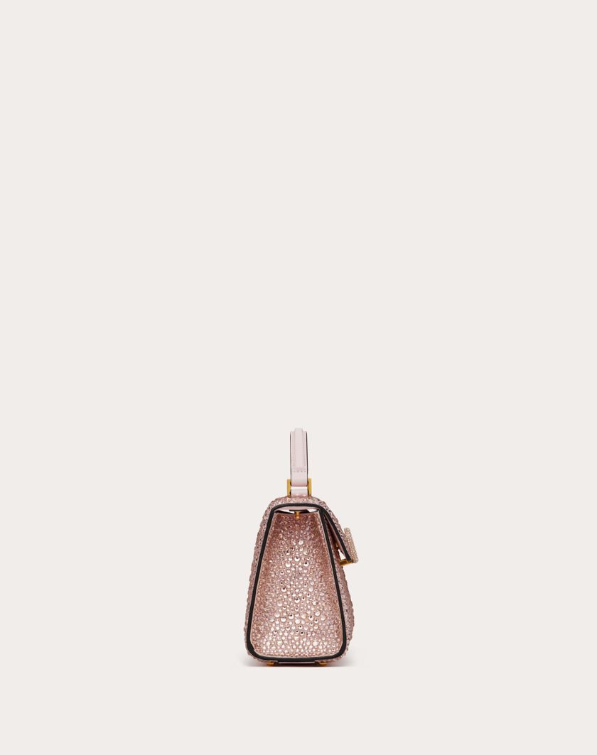 Valentino Handbags Borsa A Mano Mini Vsling Ricamata Per Donna In Rose Quartz | Valentino IT