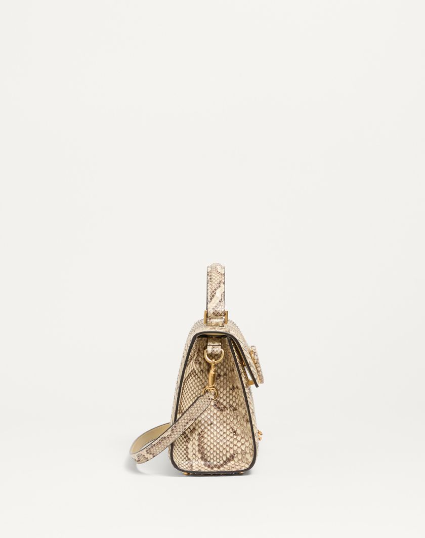 Valentino Handbags Borsa A Mano Piccola Valentino Garavani Vsling In Pitone Per Donna In Avorio | Valentino IT
