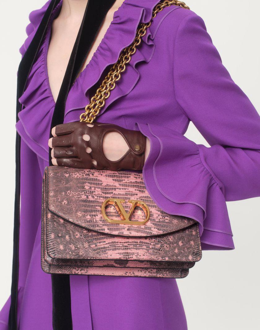 Valentino Handbags Borsa A Spalla Valentino Garavani Vain In Tejus Per Donna In Rosa | Valentino IT