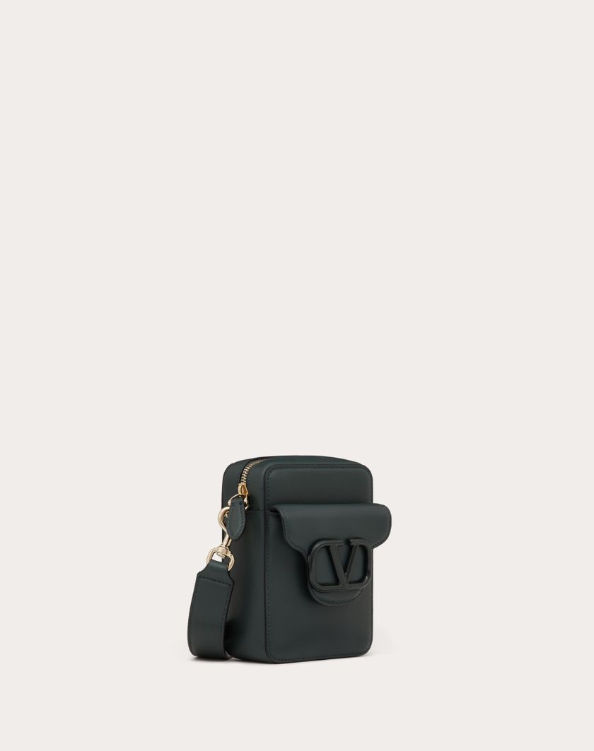 Valentino Handbags Borsa A Tracolla Mini Locò In Vitello Per Uomo In Mountain View | Valentino IT