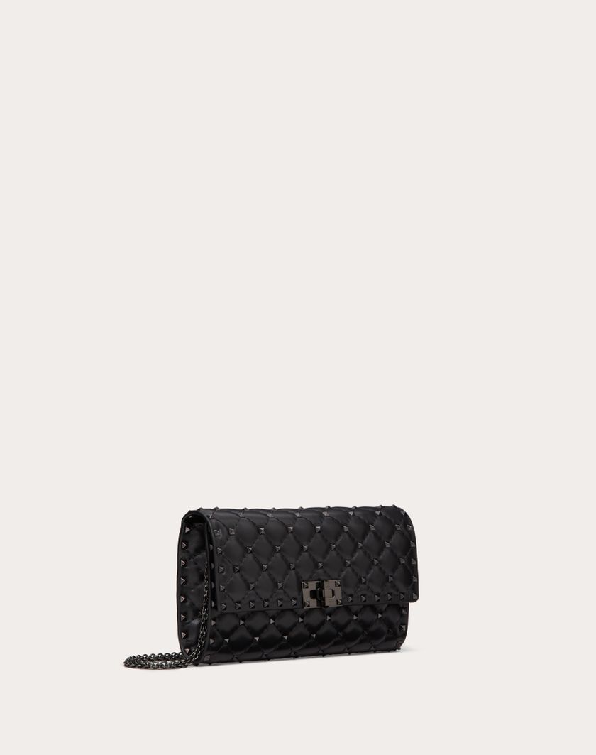 Valentino Handbags Borsa A Tracolla Rockstud Spike In Nappa Per Donna In Nero | Valentino IT