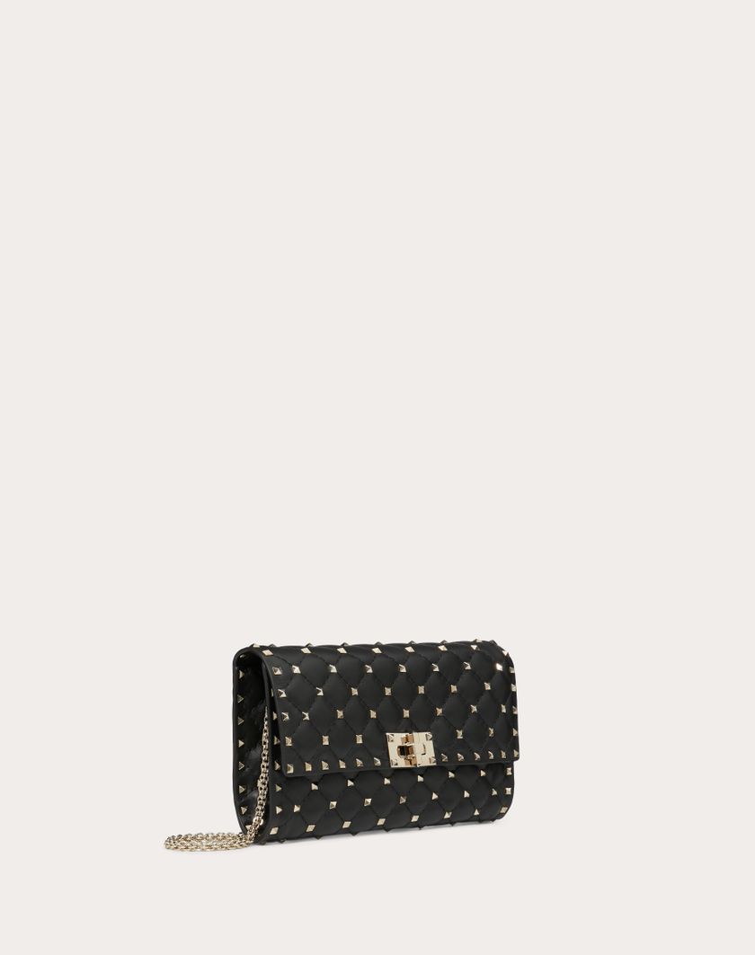 Valentino Handbags Borsa A Tracolla Rockstud Spike In Nappa Per Donna In Nero | Valentino IT