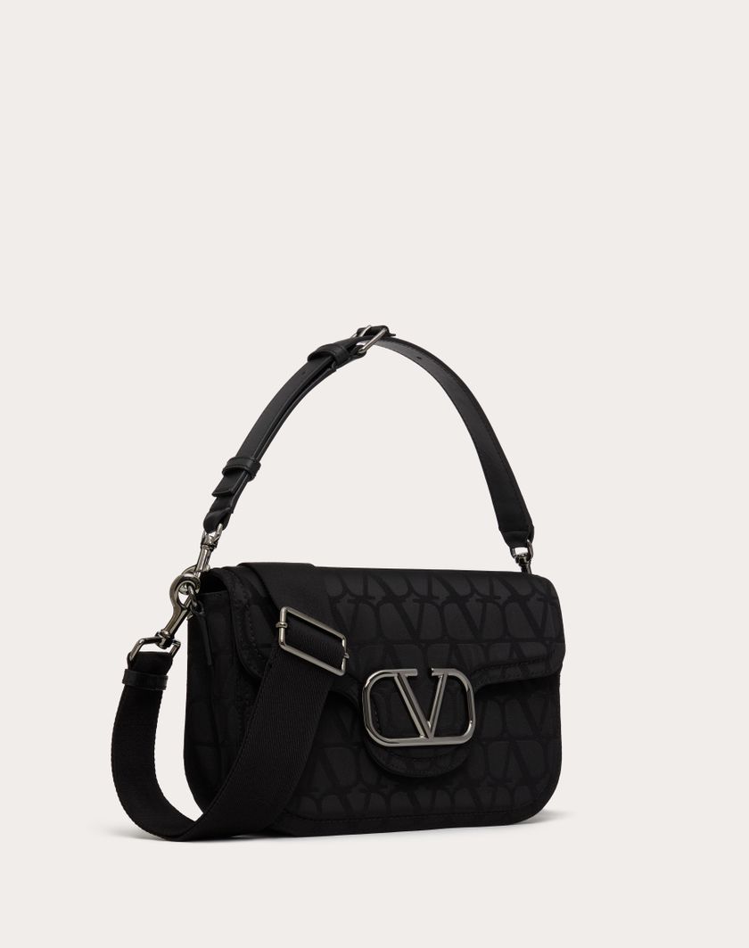 Valentino Handbags Borsa A Tracolla Toile Iconographe In Tessuto Tecnico Per Uomo In Nero | Valentino IT
