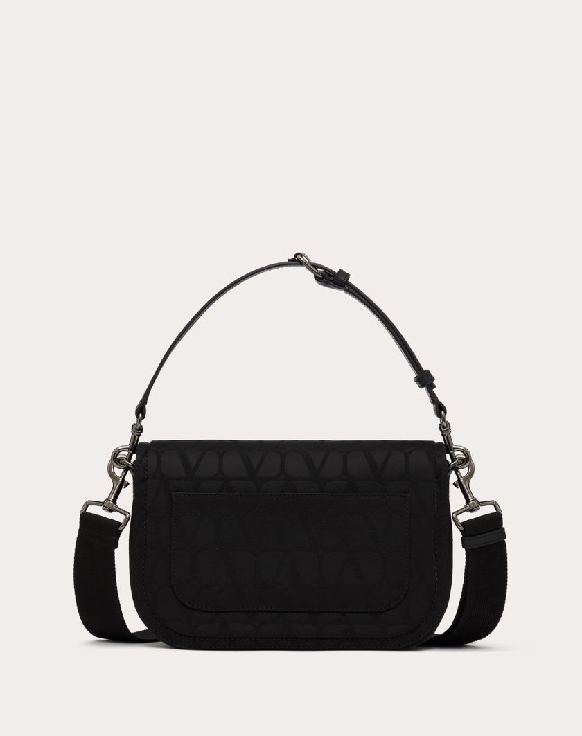 Valentino Handbags Borsa A Tracolla Toile Iconographe In Tessuto Tecnico Per Uomo In Nero | Valentino IT