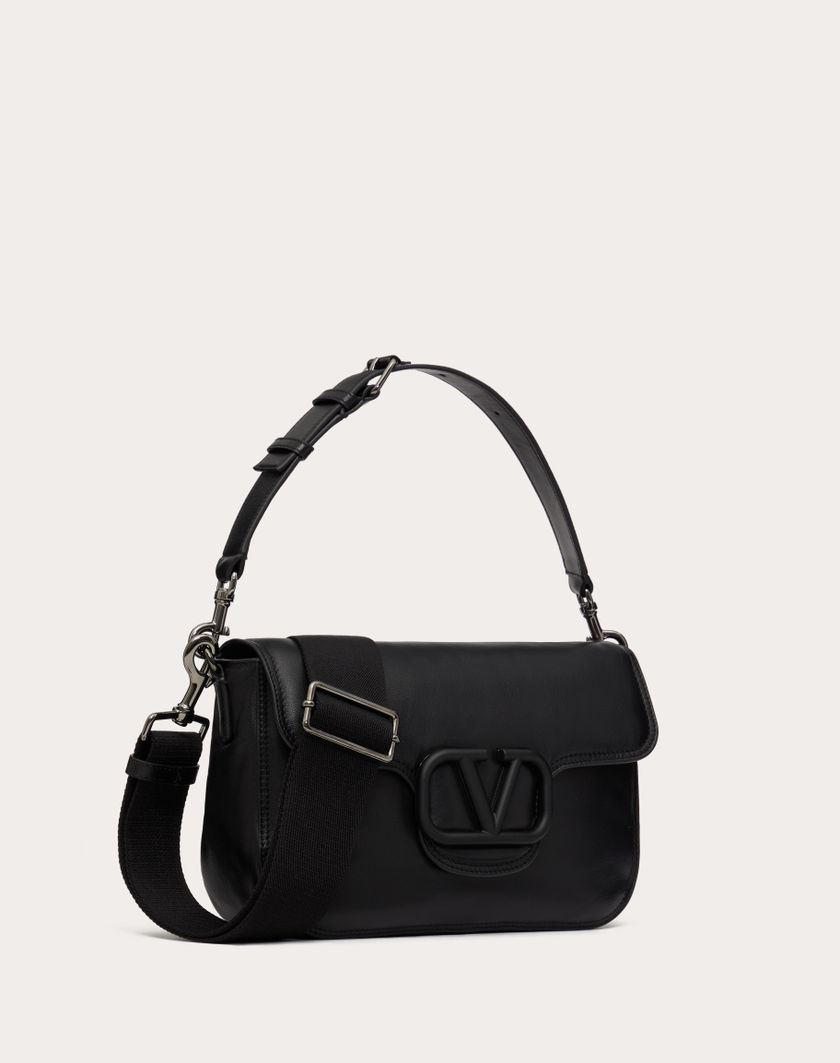 Valentino Handbags Borsa A Tracolla Valentino Garavani Noir In Nappa Per Uomo In Nero | Valentino IT