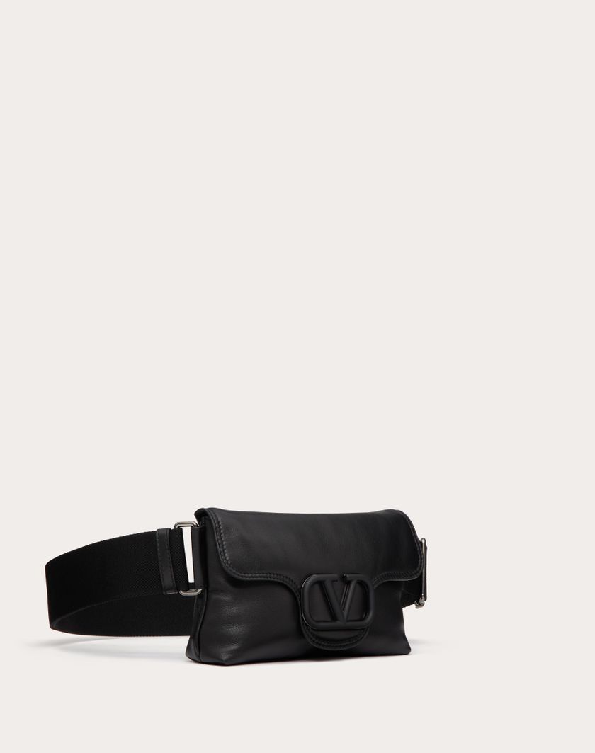 Valentino Handbags Borsa A Tracolla Valentino Garavani Noir In Nappa Per Uomo In Nero | Valentino IT