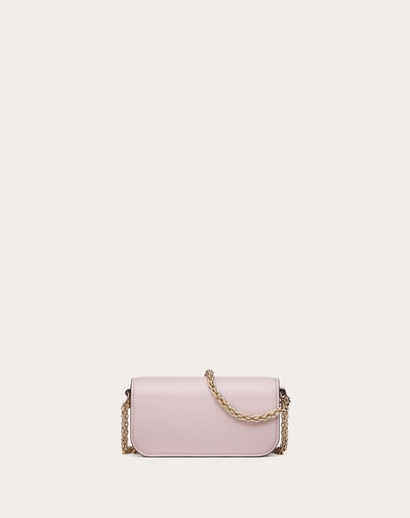 Valentino Handbags Borsa Piccola A Spalla Valentino Garavani Locò Con Logo Gioiello Per Donna In Water Lilac | Valentino IT