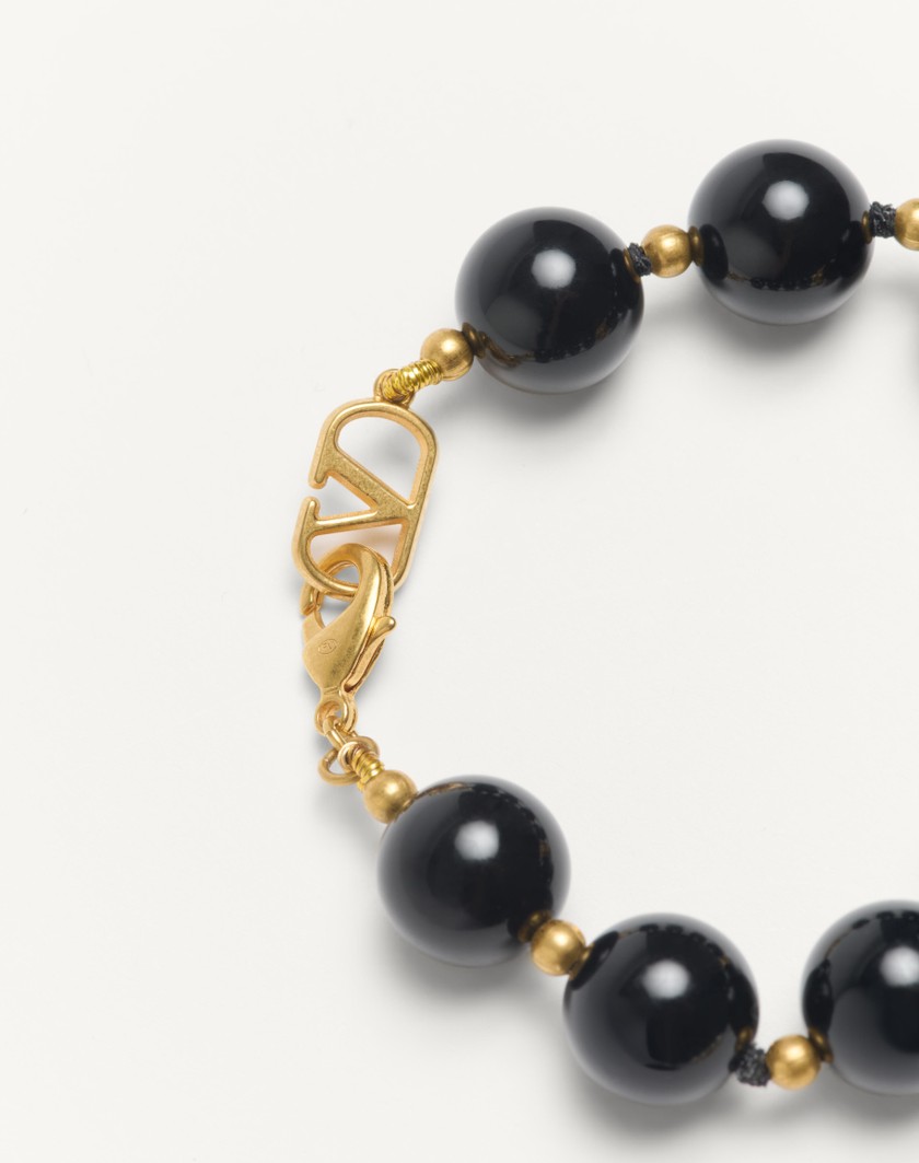 Valentino Handbags Bracciale Coeur Royal In Metallo Resina Smalto Per Donna In Multicolor | Valentino IT