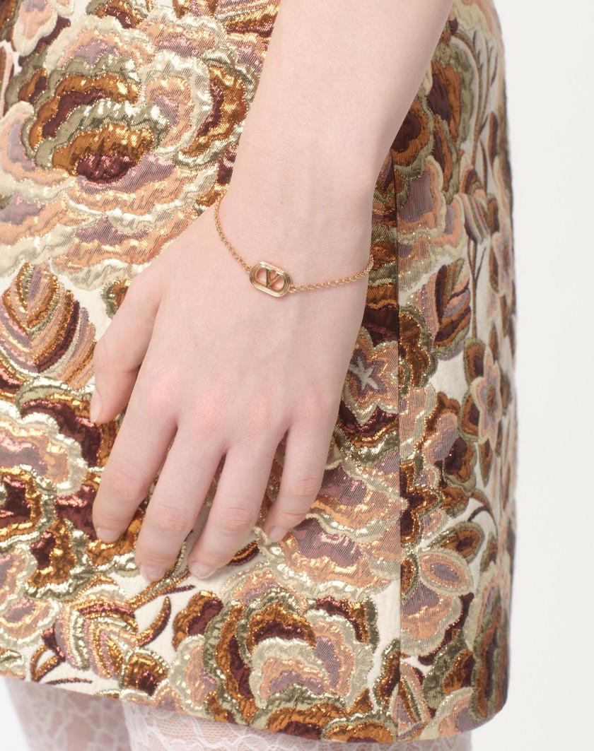 Valentino Handbags Bracciale Ovalette In Metallo E Perla Swarovski® Per Donna In Multicolor | Valentino IT