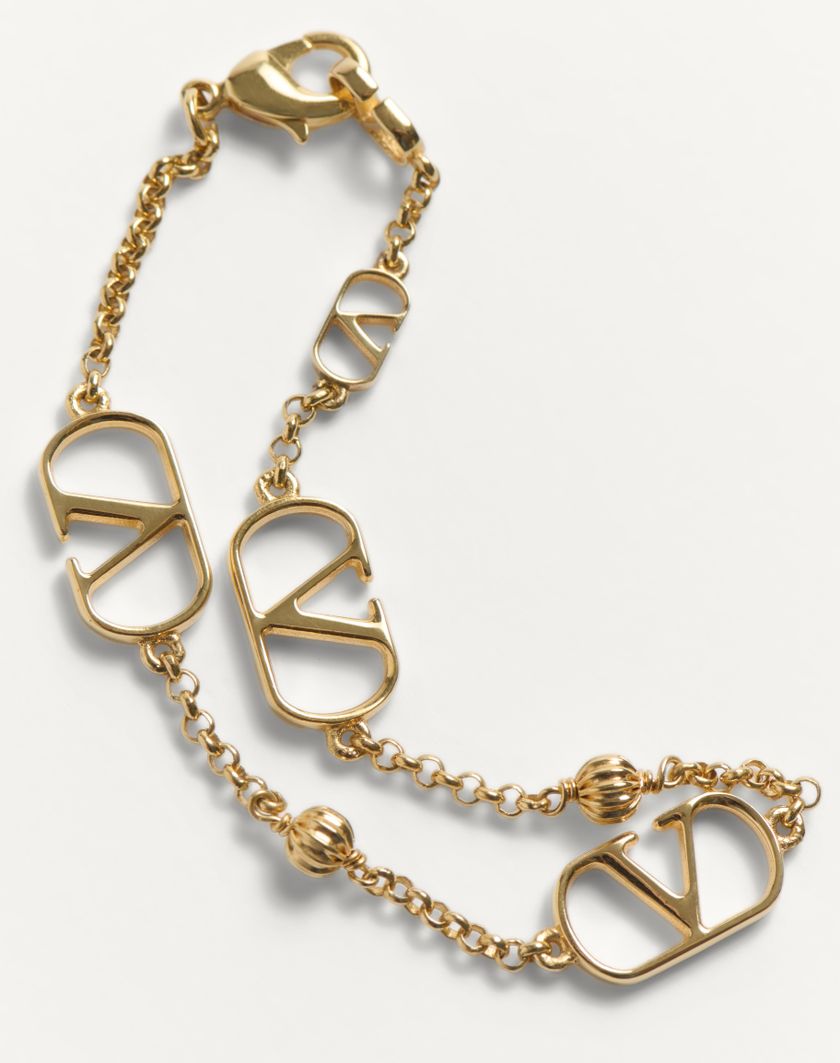 Valentino Handbags Bracciale Vlogo Signature In Metallo Per Donna In Oro | Valentino IT