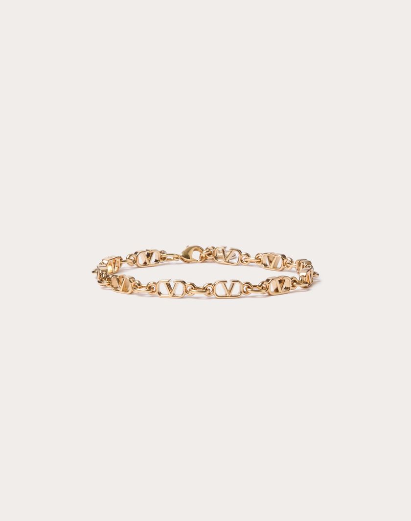 Valentino Handbags Bracciale Vlogo Signature In Metallo per Donna in Oro | Valentino IT