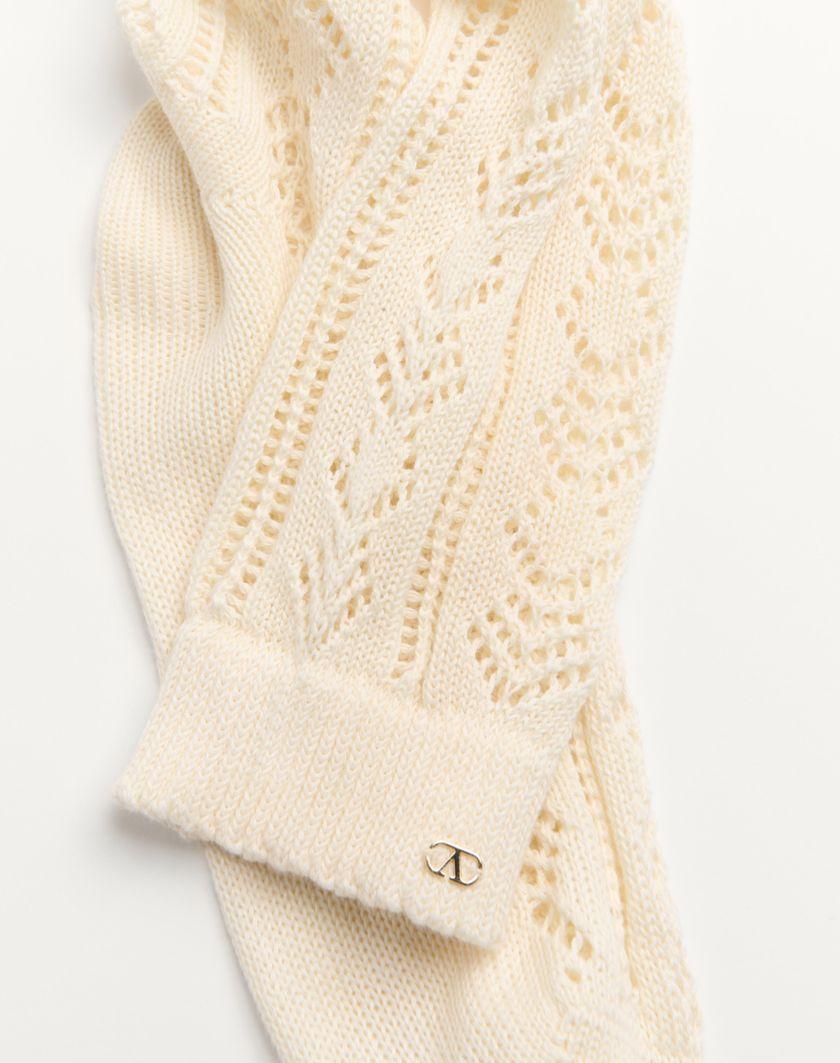 Valentino Handbags Calze In Cotone Per Donna In Avorio | Valentino IT