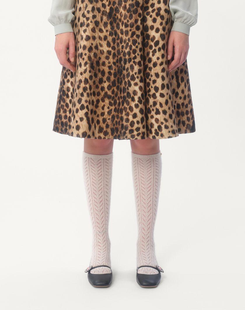 Valentino Handbags Calze In Mohair Per Donna In Nero | Valentino IT