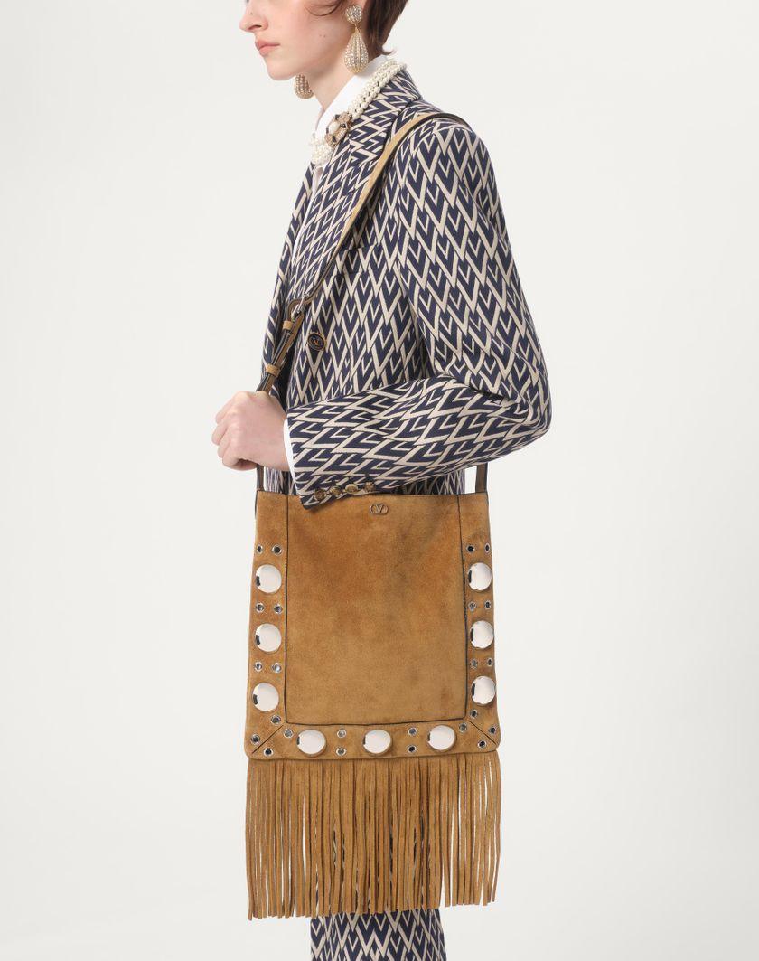 Valentino Handbags Camicia In Cotton Popeline Per Donna In Bianco Ottico | Valentino IT