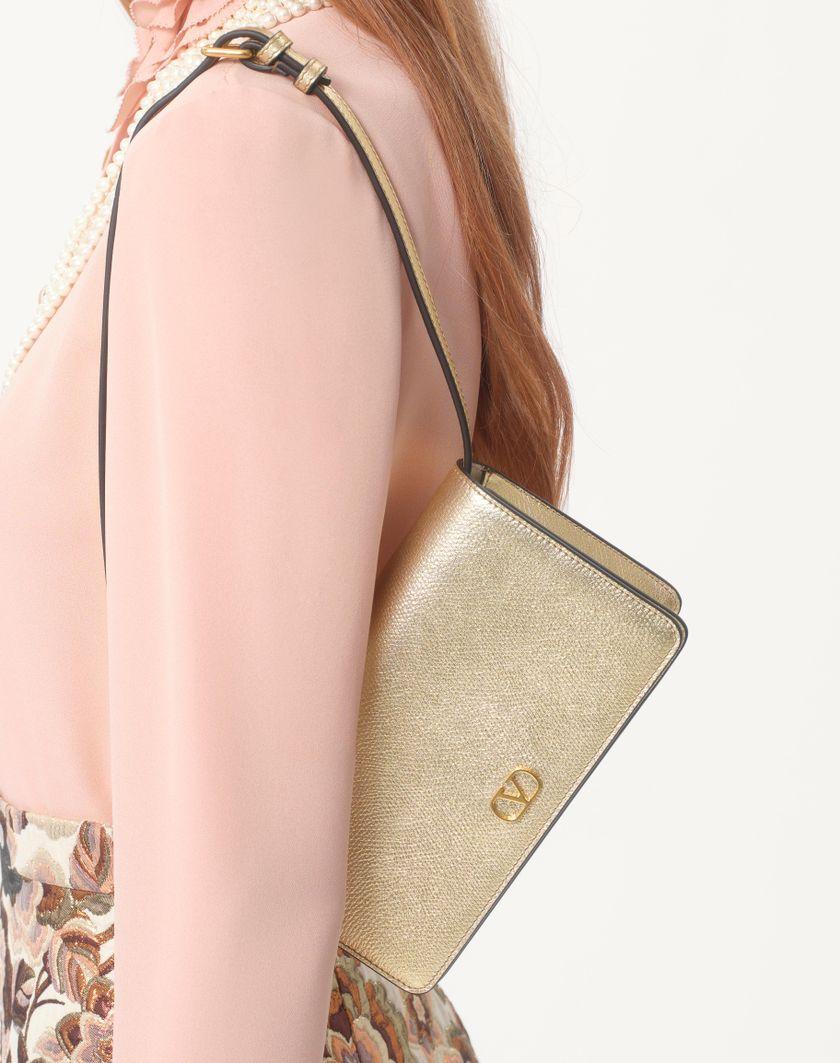 Valentino Handbags Camicia In Georgette Per Donna In Rose Mist | Valentino IT