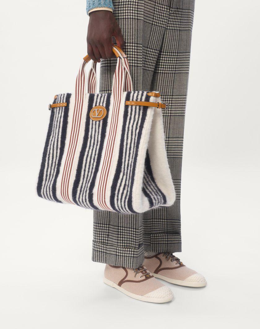 Valentino Handbags Camicia In Popeline Di Cotone Per Uomo In Burro | Valentino IT