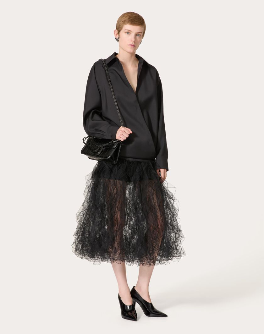 Valentino Handbags Camicia Per Donna In Nero | Valentino IT