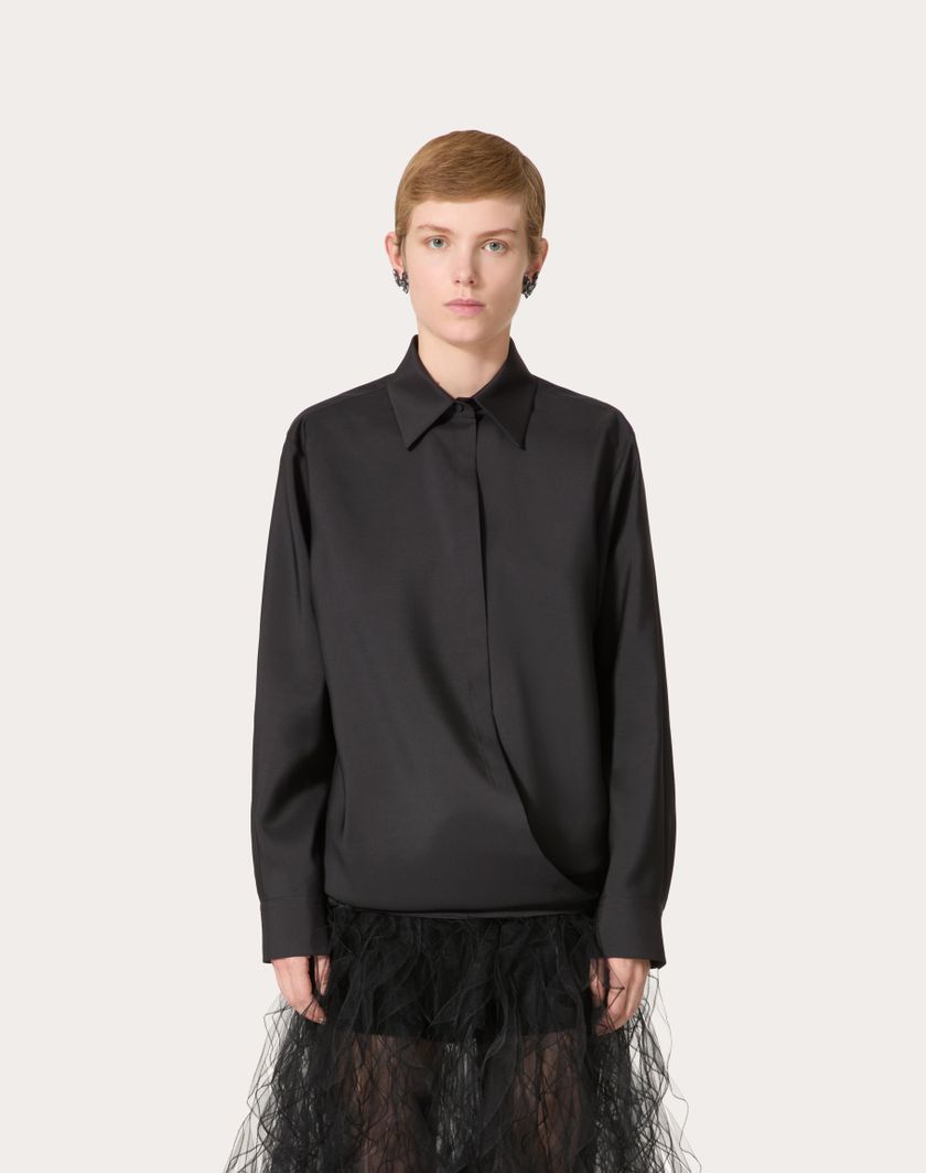 Valentino Handbags Camicia Per Donna In Nero | Valentino IT