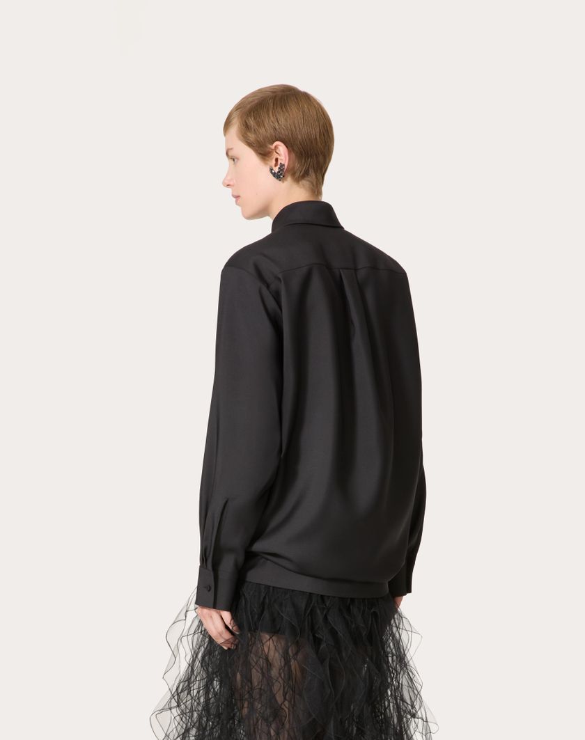 Valentino Handbags Camicia Per Donna In Nero | Valentino IT