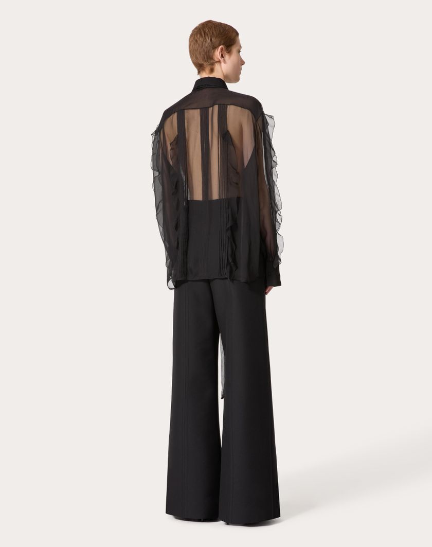 Valentino Handbags Camicia Per Donna In Nero | Valentino IT