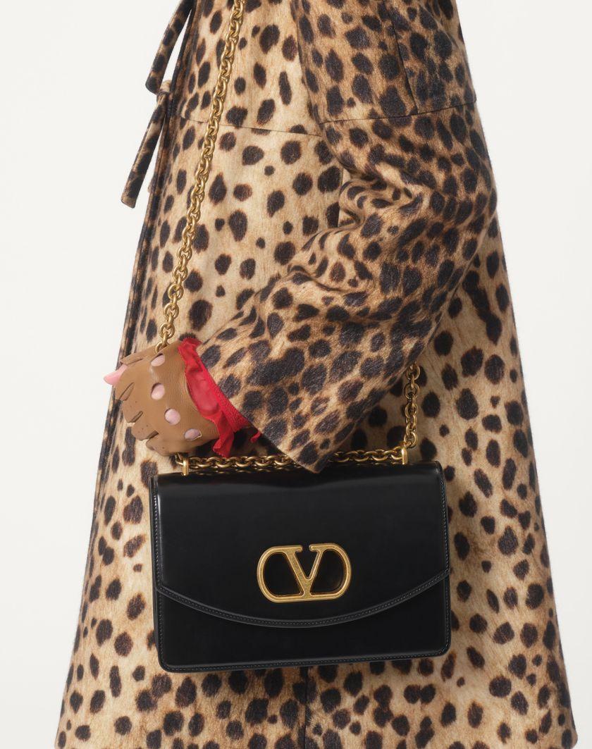 Valentino Handbags Cappotto In Panno Stampato Giaguaro Spots Per Donna In Animalier | Valentino IT