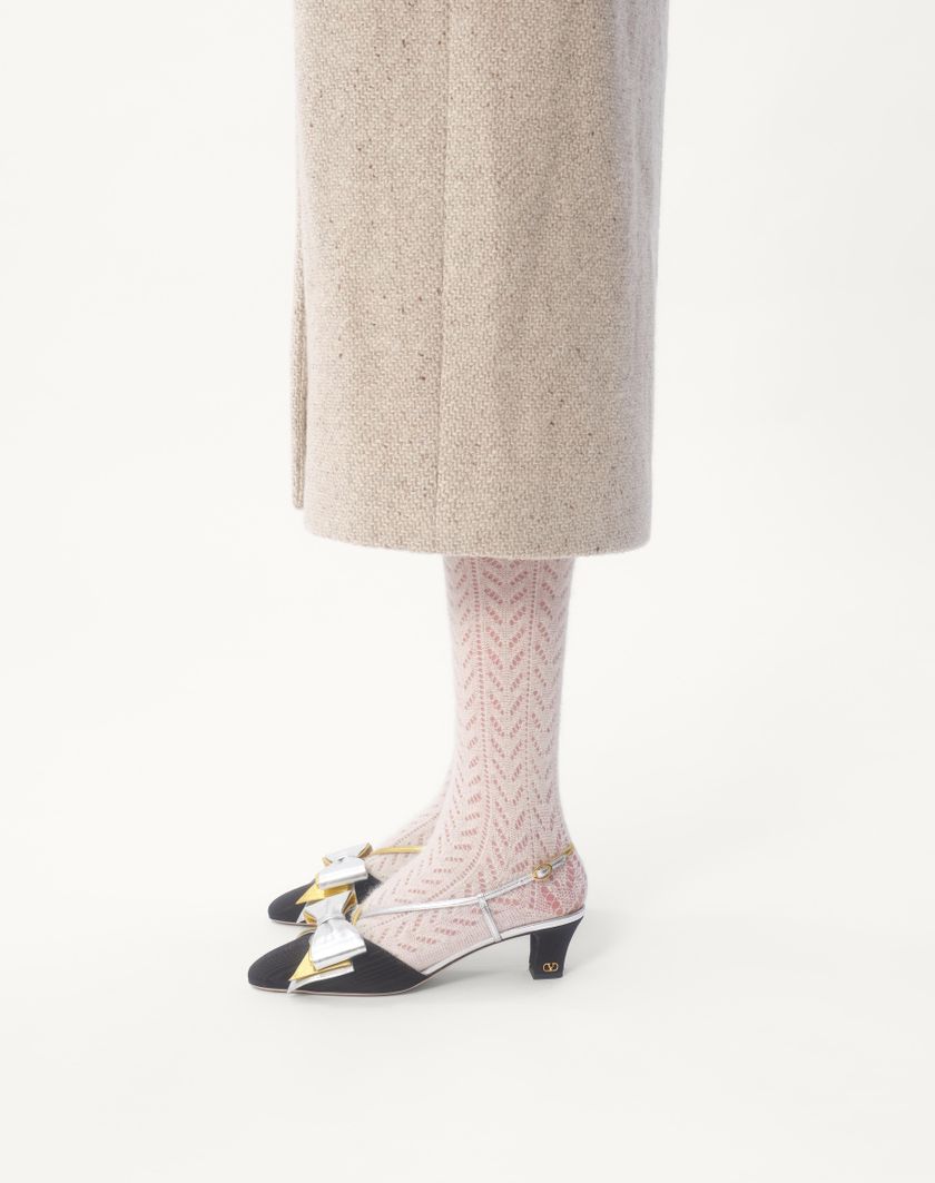 Valentino Handbags Cappotto In Textured Wool Per Donna In Cammello/avorio | Valentino IT