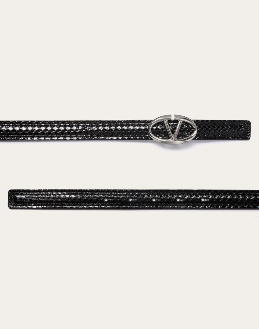 Valentino Handbags Cintura Vlogo The Bold Edition In Ayers 20 Mm Per Donna In Nero | Valentino IT