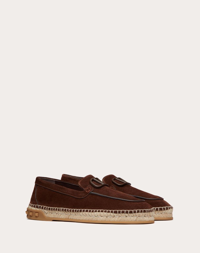 Valentino Handbags Espadrillas Leisure Flows In Crosta Per Uomo In Fondant | Valentino IT