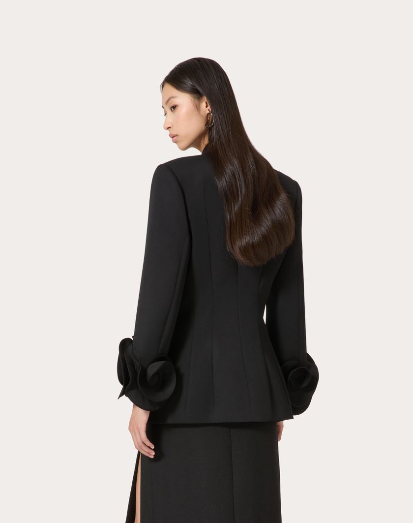 Valentino Handbags Giacca In Grisaille Per Donna In Nero | Valentino IT