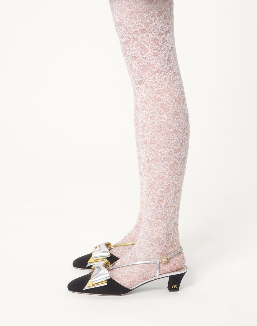 Valentino Handbags Gonna In Damier Light Tweed Ricamata Per Donna In Avorio/nero | Valentino IT