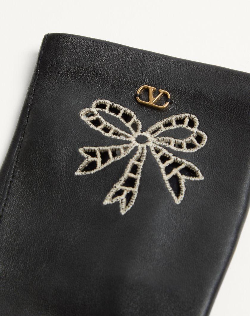 Valentino Handbags Guanti Vlogo Signature In Nappa Per Donna In Multicolor | Valentino IT