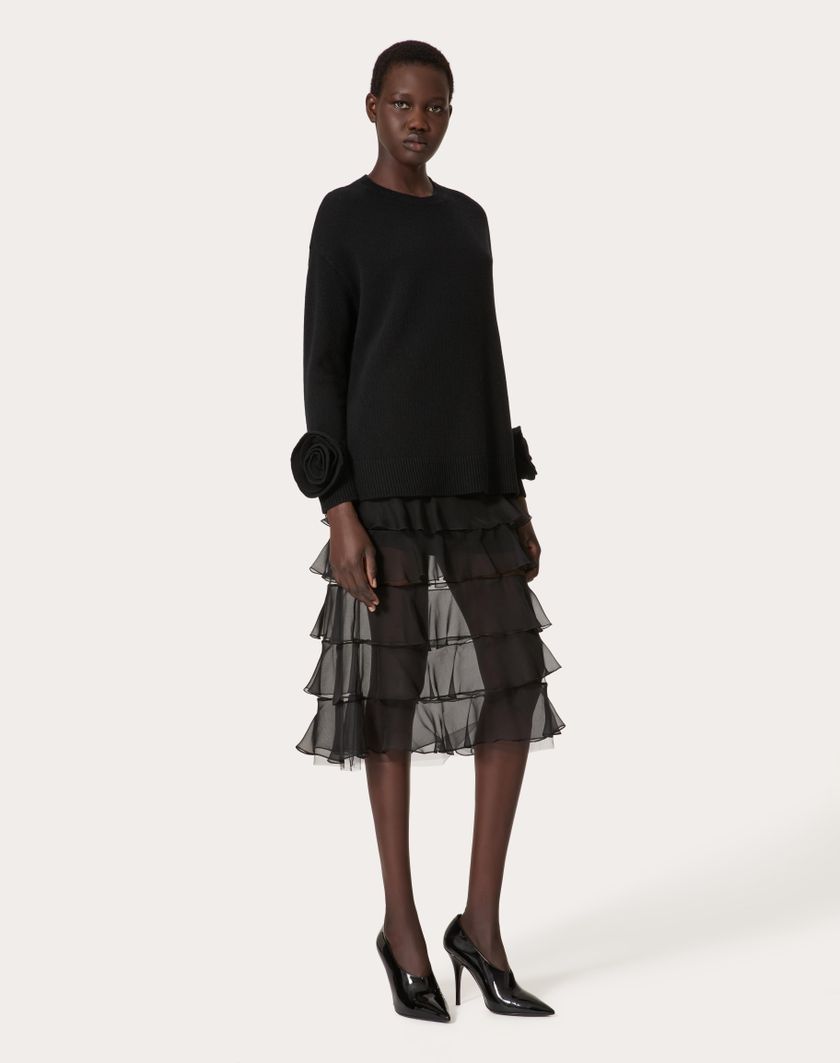 Valentino Handbags Maglia In Lana Per Donna In Rosso | Valentino IT