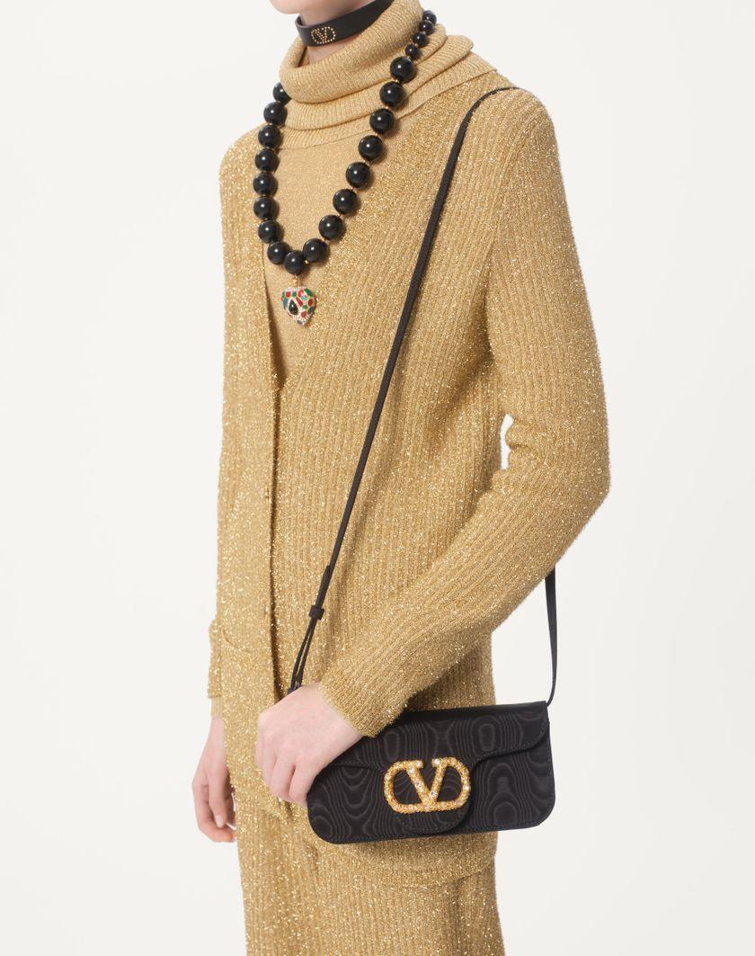Valentino Handbags Maglia In Lurex Per Donna In Oro | Valentino IT