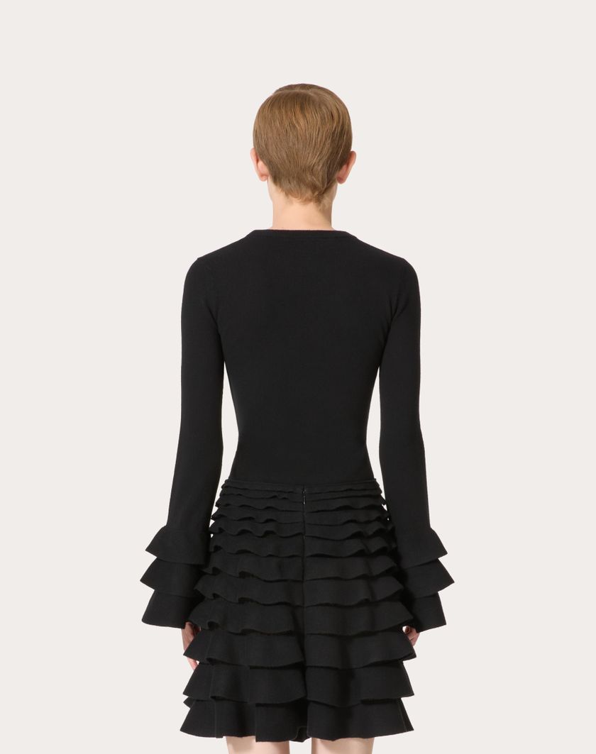 Valentino Handbags Maglia In Viscosa E Lana Per Donna In Nero | Valentino IT