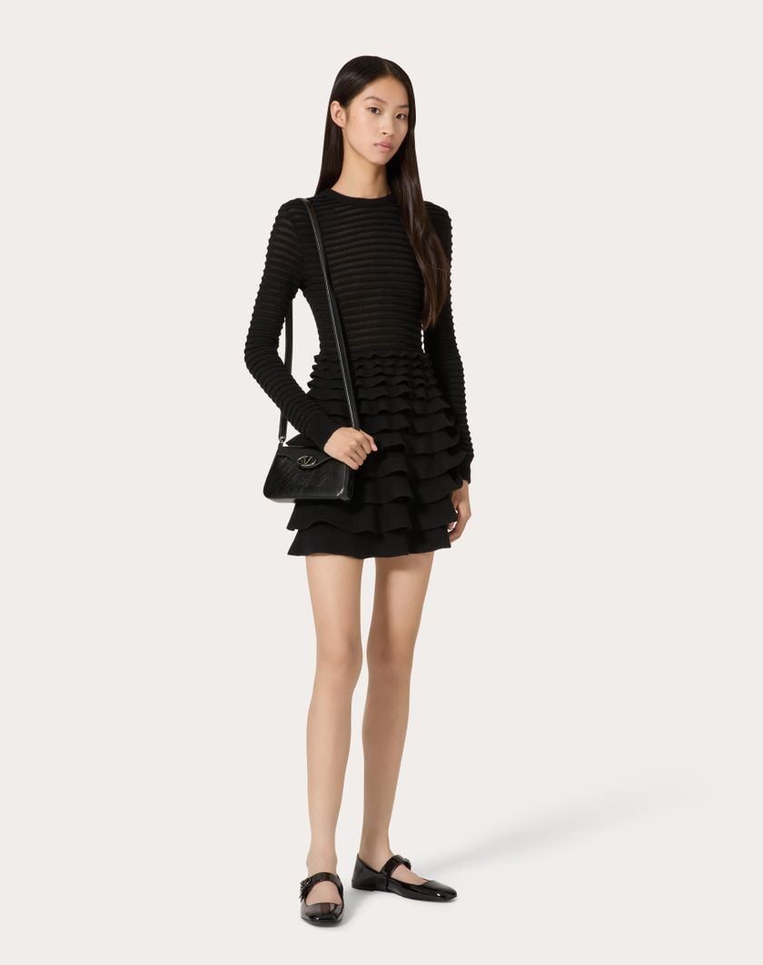 Valentino Handbags Mini Borsa A Tracolla Vlogo The Bold Edition In Vitello Lucido Per Donna In Nero | Valentino IT