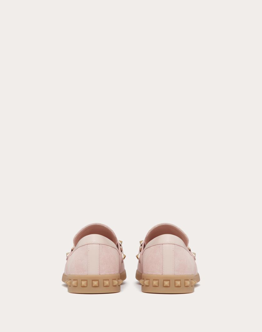 Valentino Handbags Mocassino Leisure Flows In Crosta Per Donna In Light Camel | Valentino IT