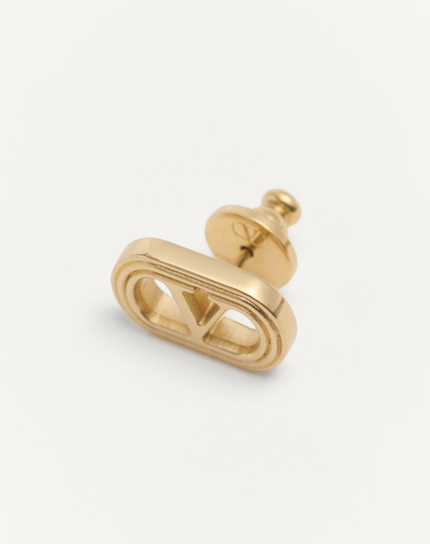 Valentino Handbags Orecchini Ovalette In Metallo Per Donna In Oro | Valentino IT