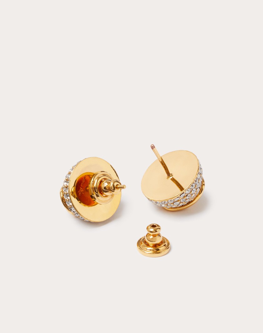 Valentino Handbags Orecchini Vlogo Signature Per Donna In Oro | Valentino IT