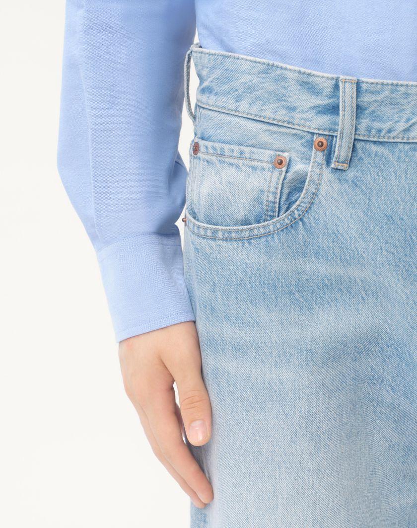 Valentino Handbags Pantalone In Denim Per Uomo In Denim | Valentino IT