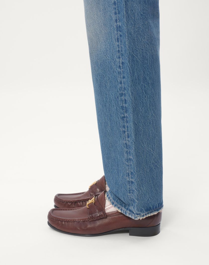 Valentino Handbags Pantalone In Denim Per Uomo In Denim | Valentino IT