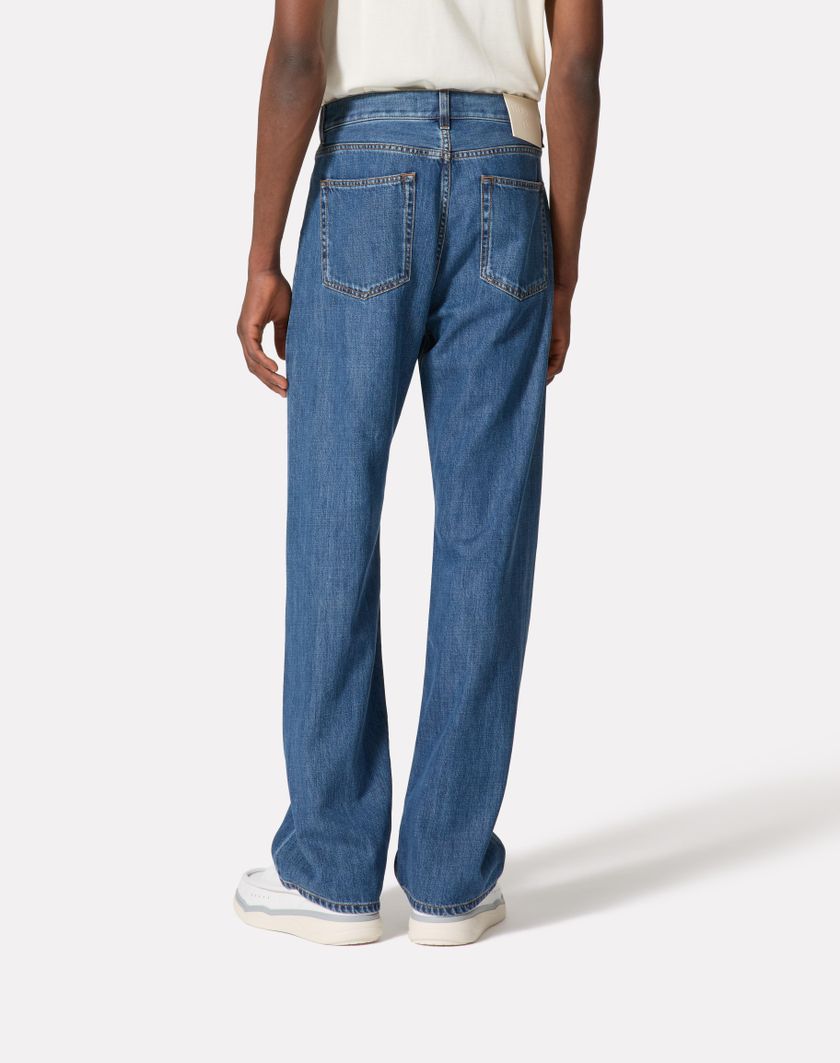 Valentino Handbags Pantalone In Denim Per Uomo In Denim | Valentino IT