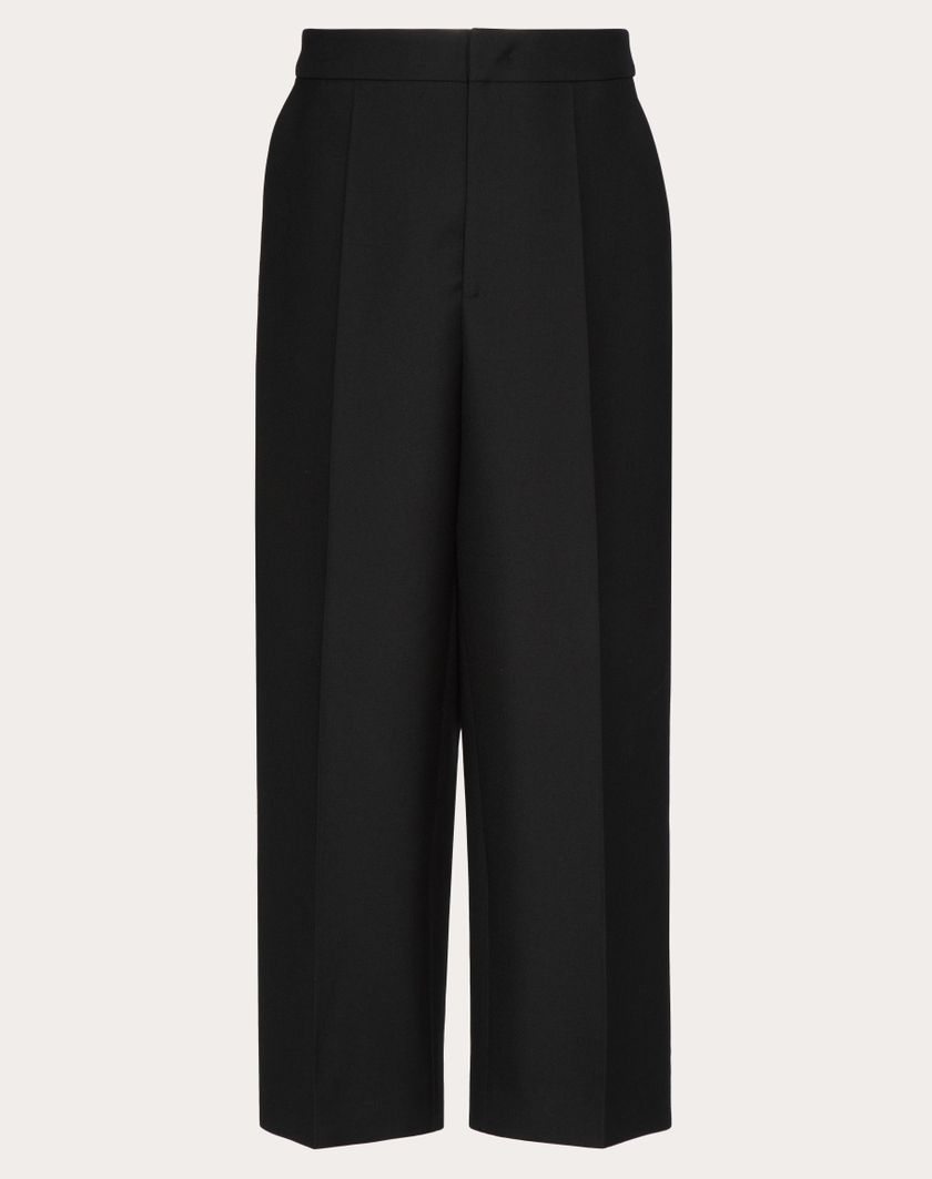 Valentino Handbags Pantalone In Lana per Uomo in Avorio | Valentino IT